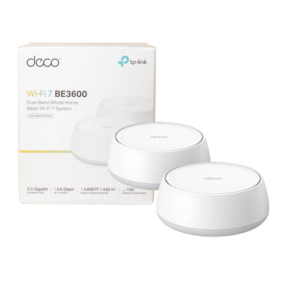 Mesh Deco BE25 2-pack Tp-Link Wi-Fi 7 BE3600 de Doble Banda Mesh Deco BE25 2-pack Tp-Link Wi-Fi 7 BE3600 de Doble Banda