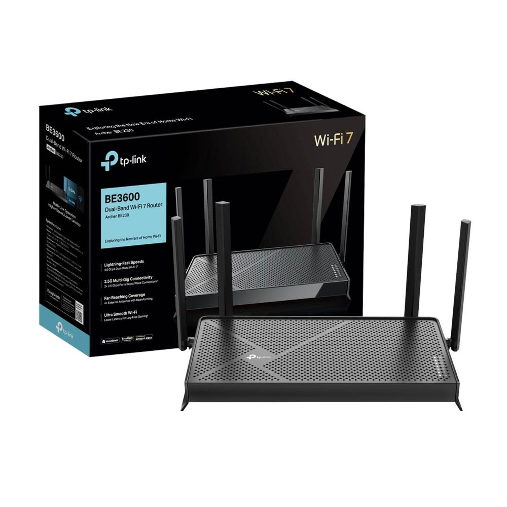 Router Archer BE230 Tp-Link BE3600 Wi-Fi 7 Doble Banda Easy Mesh Router Archer BE230 Tp-Link BE3600 Wi-Fi 7 Doble Banda Easy Mesh