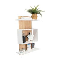 Repisa de Baño Massana Blanco Tuhome Modelo MDB 10054