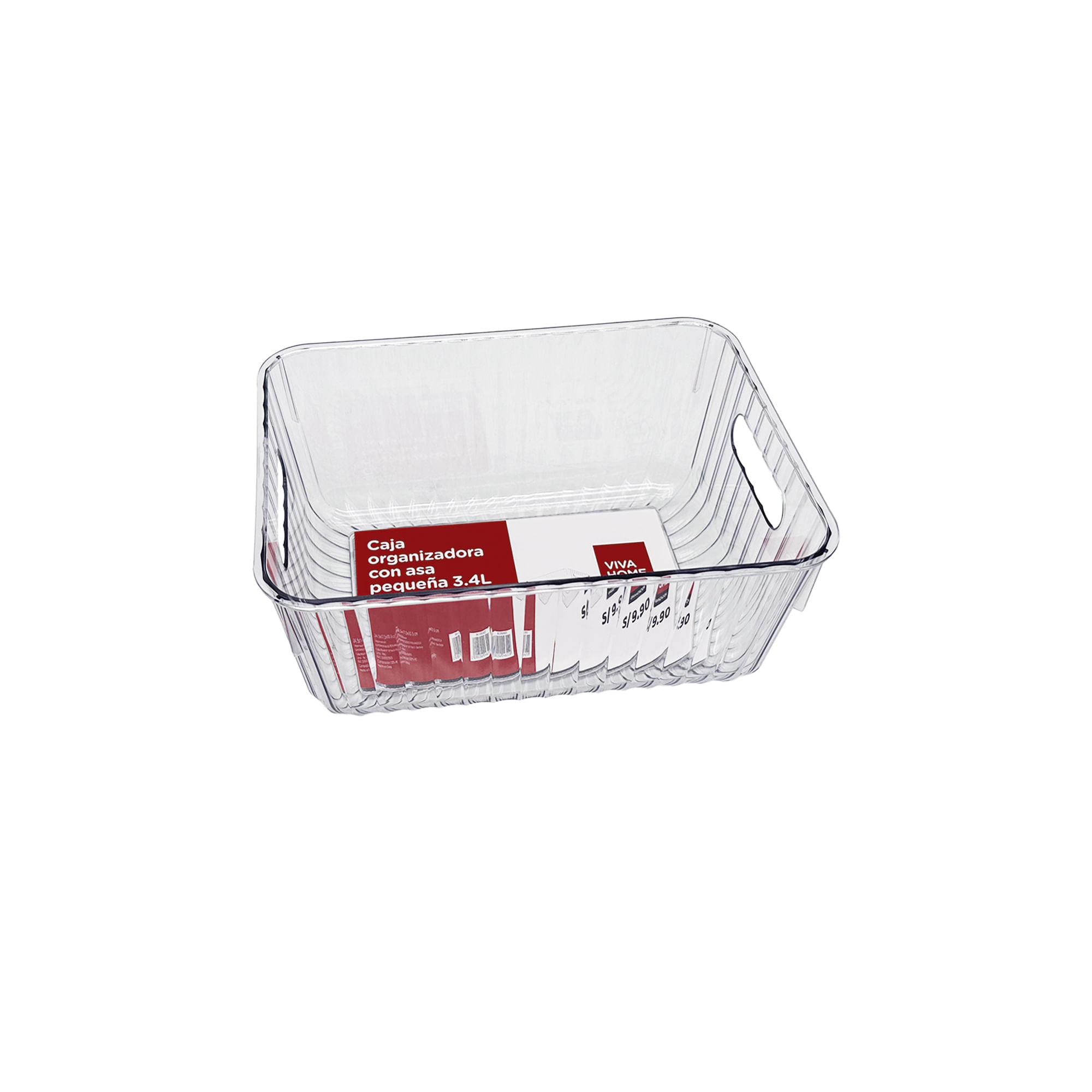 Caja Organizadora VIVA HOME Con Asa Pequeña 3.4L