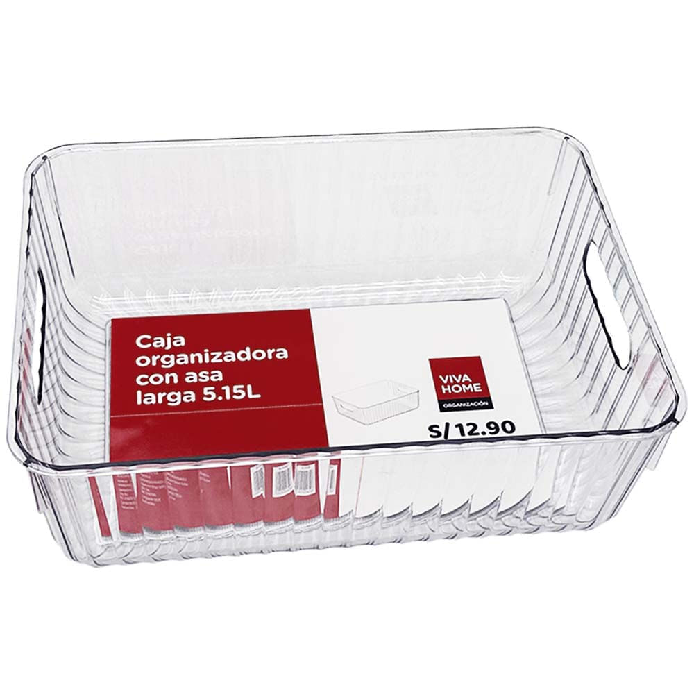 Caja Organizadora VIVA HOME Con Asa Larga 5.15L