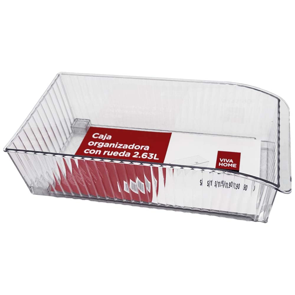 Caja Organizadora VIVA HOME Pequ Con Rueda 2.63L