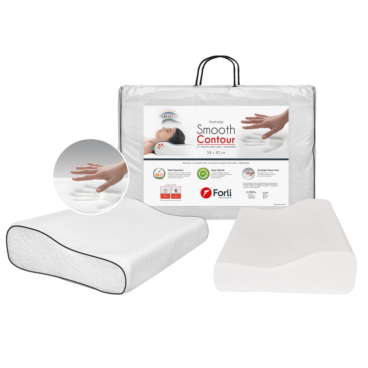 Almohada FORLI Smooth Contour