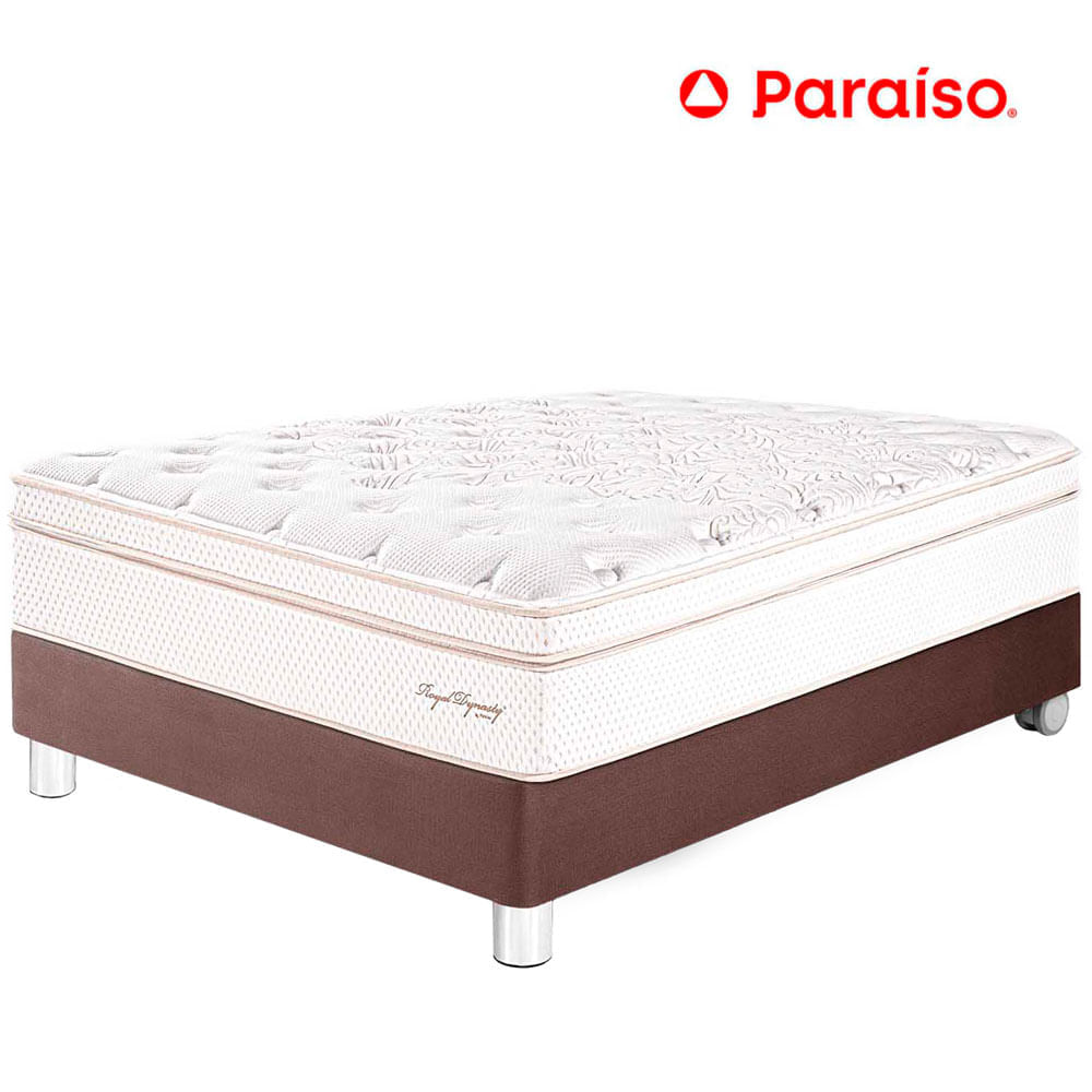 Cama Americana PARAÍSO Royal Dynasty 2 Plazas Chocolate