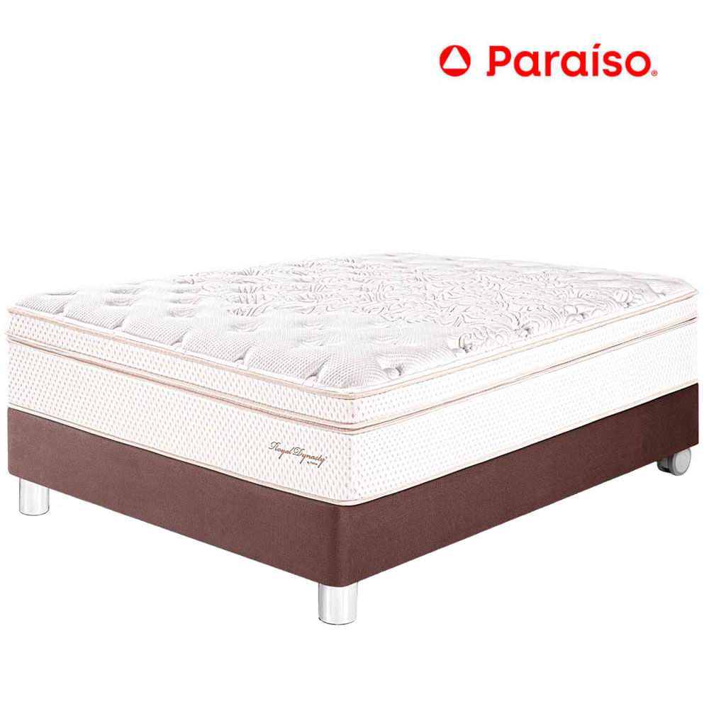 Cama PARAÍSO Royal Dynasty 1.5 Plazas Chocolate
