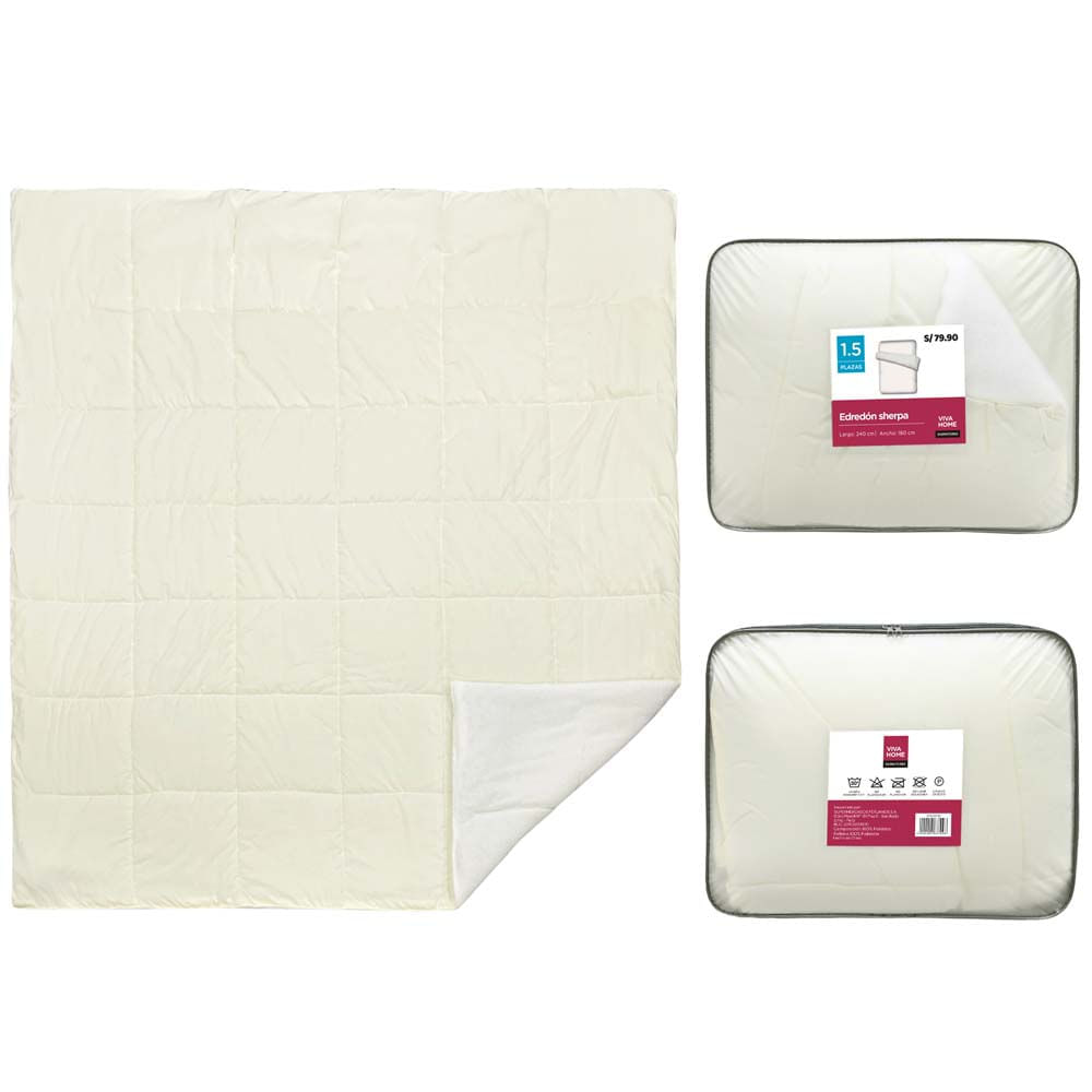 Edredones VIVA HOME Sherpa 1.5 Plazas Surt (Modelos Aleatorios)