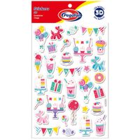 Stickers Alto Relieve Fiesta PEGAFAN x1 unidad