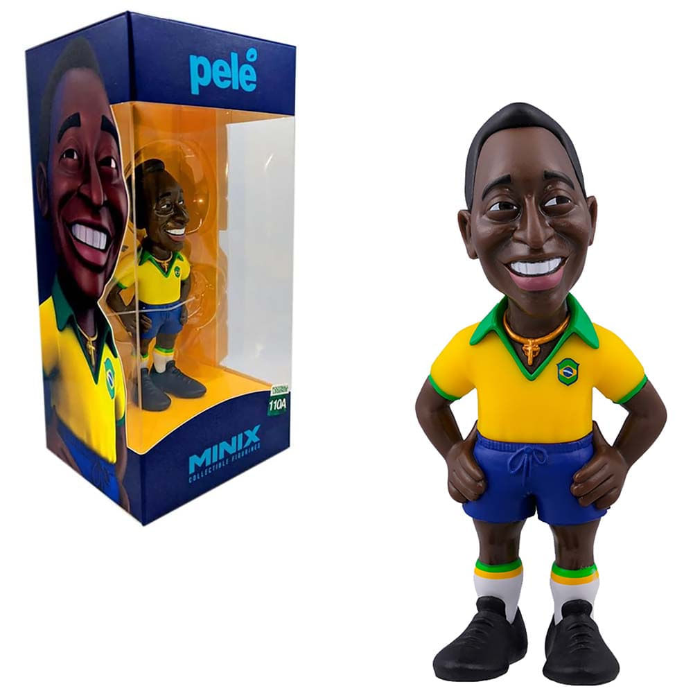 Figura coleccionable de Pelé Brasil MINIX 12cm