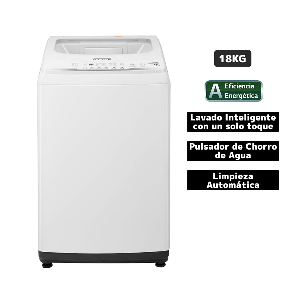 Lavadora BLACKLINE Carga Superior 18 Kg SPBL18WTL Blanco