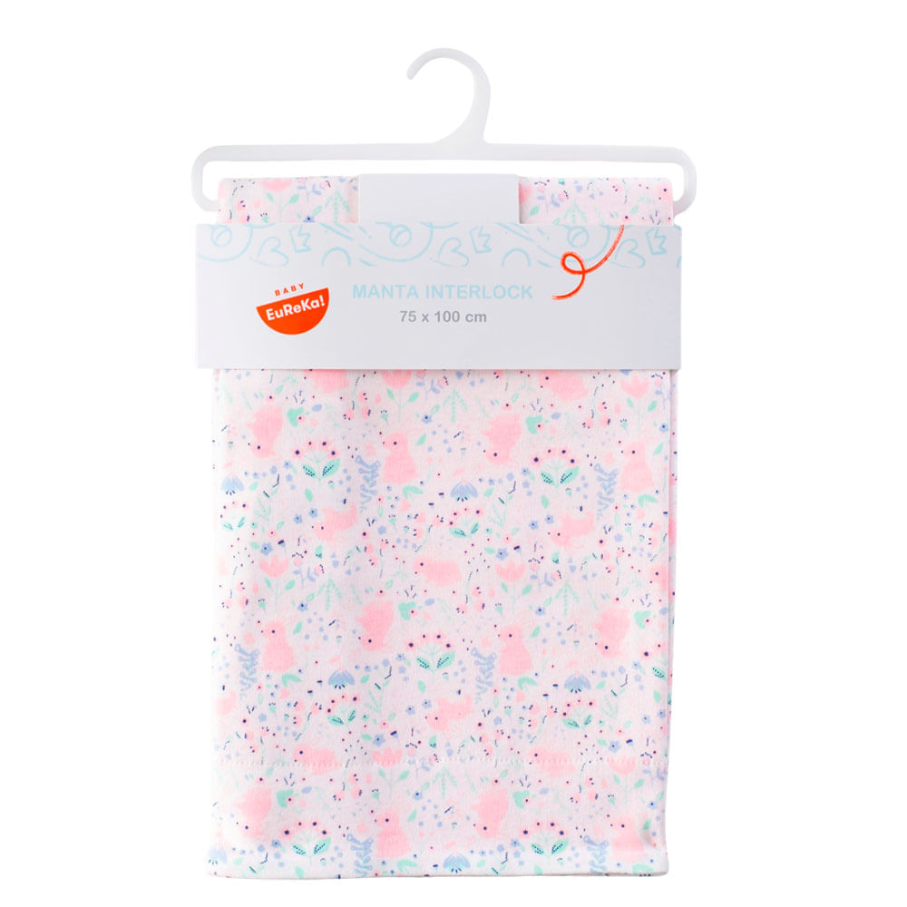 Cuna Manta Algodón Flores BABY EUREKA