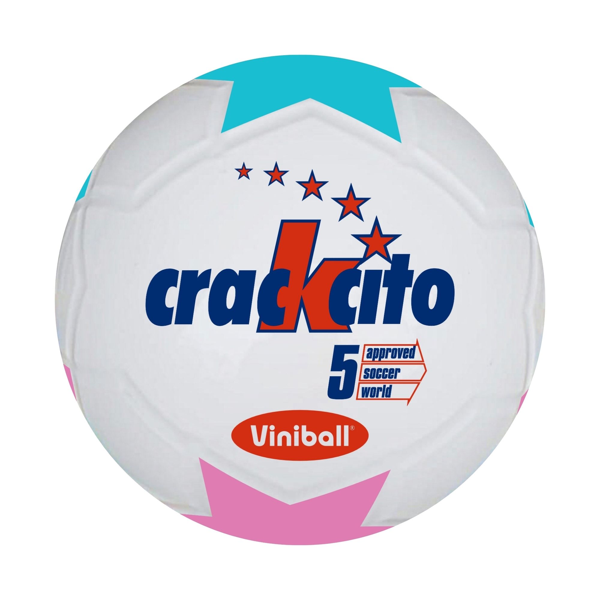 Pelota Futbol Estrella Tornasol Semideportiva VINIBALL