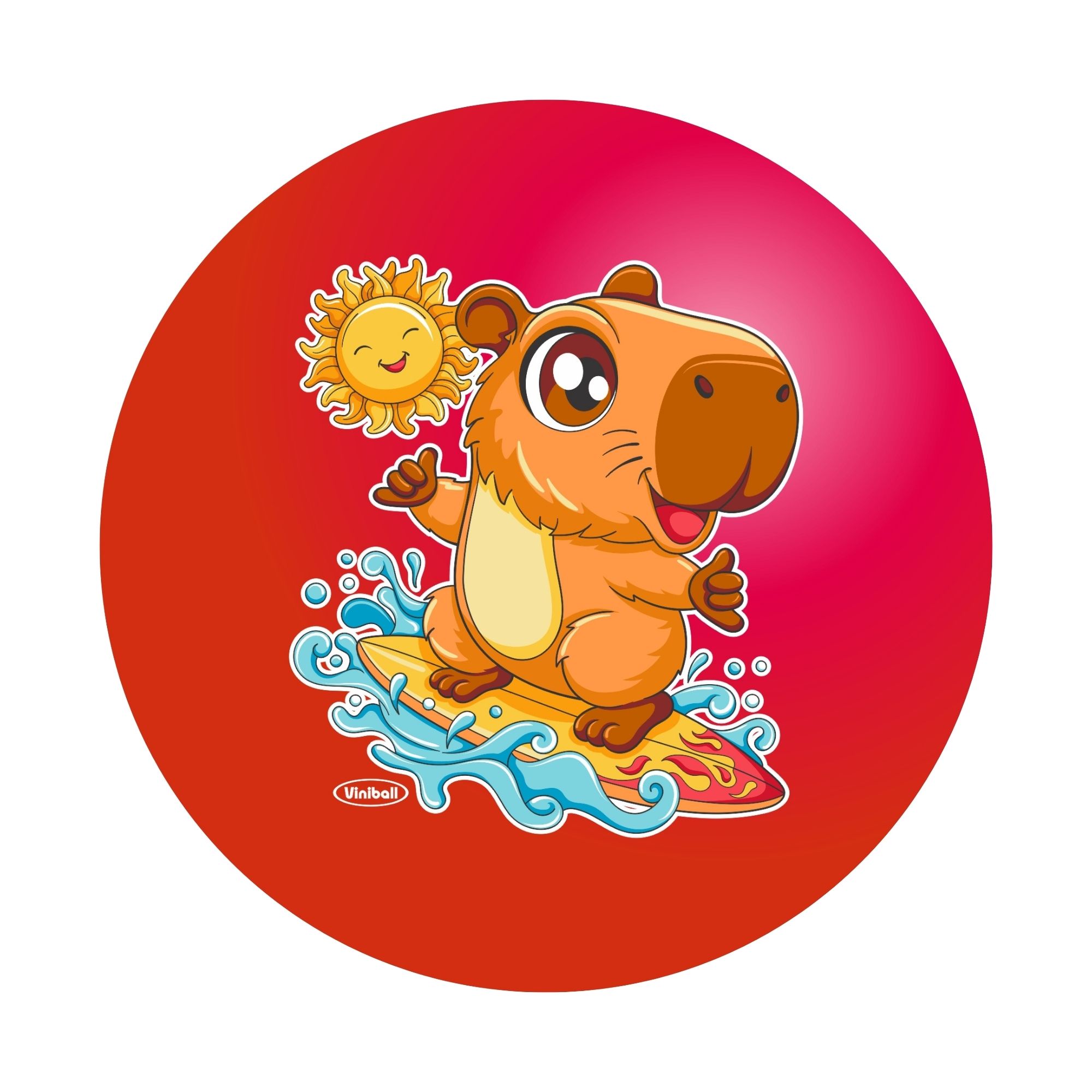 Pelota Recreativa Capibara 5.5 VINIBALL (Modelos Aleatorios)