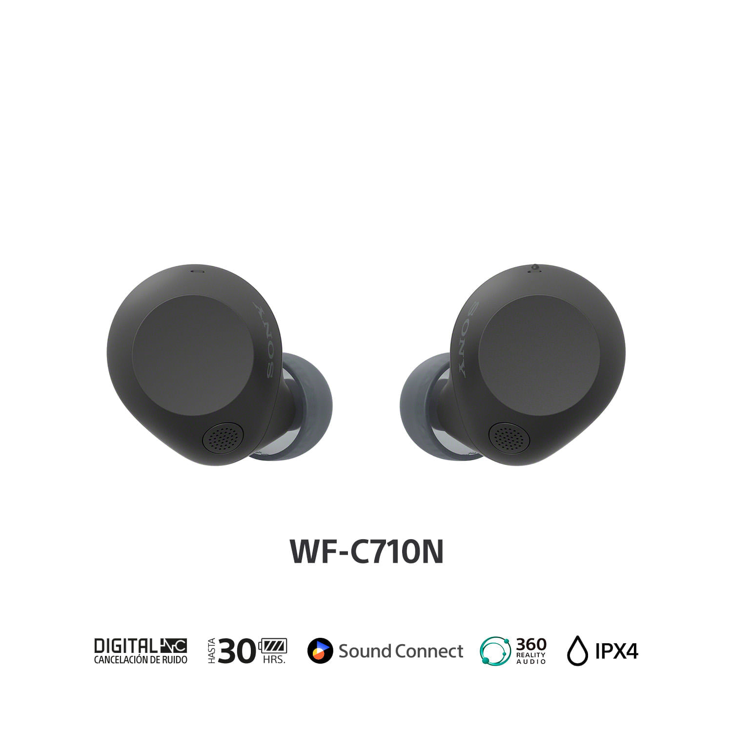 Audífonos In Ear Sony WF-C710N/BZ UC Negro