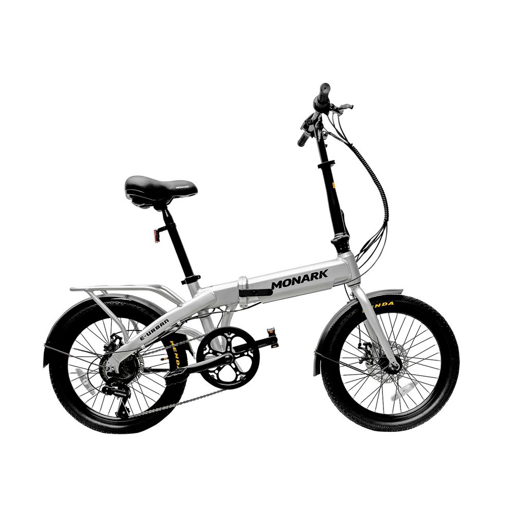 Bicicleta Eléctrica Monark E-Urban Aro 20 Plata