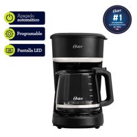 Cafetera Oster programable 12 tazas BVSTDCP121B Negra