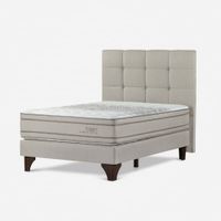 Dormitorio Europeo Tempo Plus 2 Plazas Issey Niebla