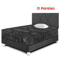 Dormitorio Pocket Max Black 1.5 Plazas Charcoal