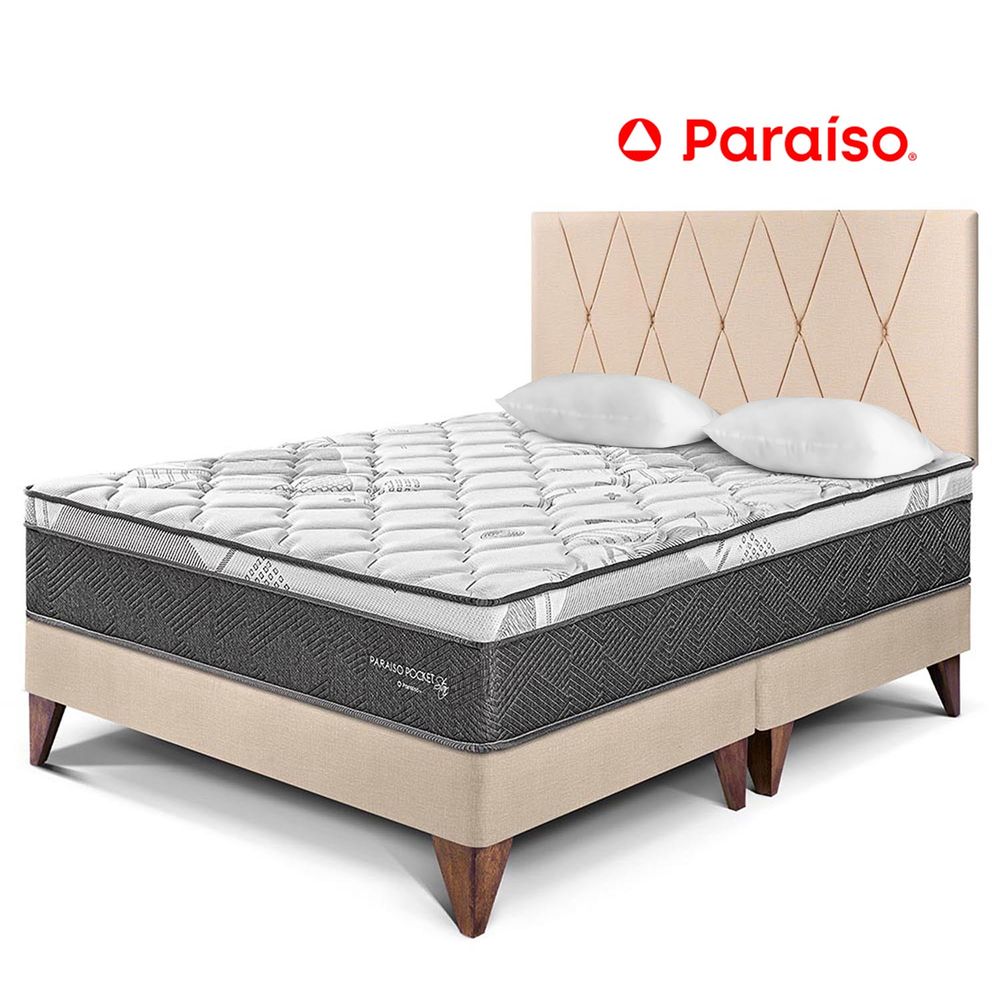 Dormitorio Europeo Pocket Star King Champagne