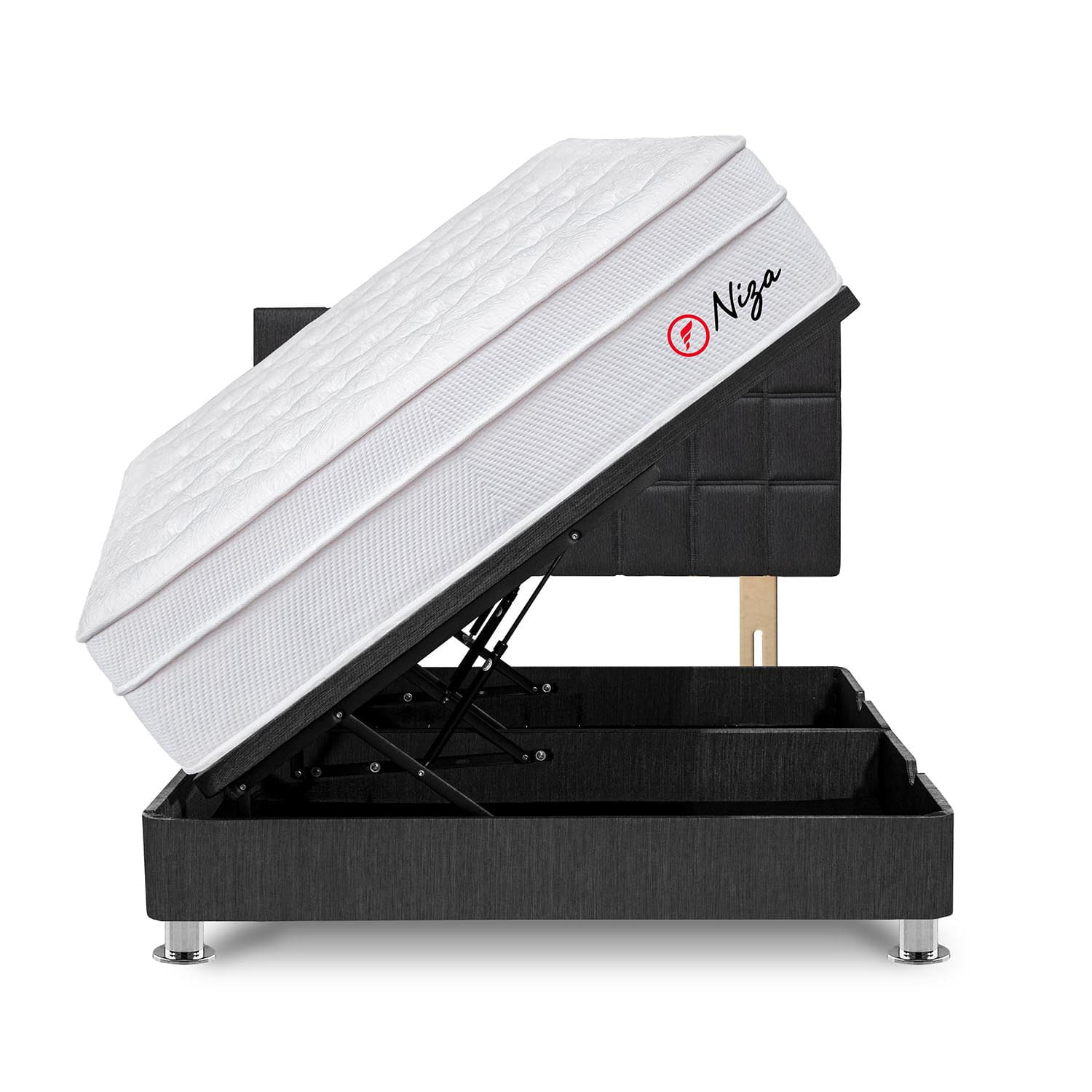 Dormitorio Boxet Niza Queen Gris