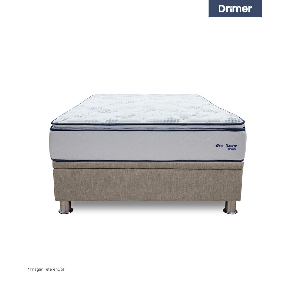 Cama Practibox New Ozono Queen Beige