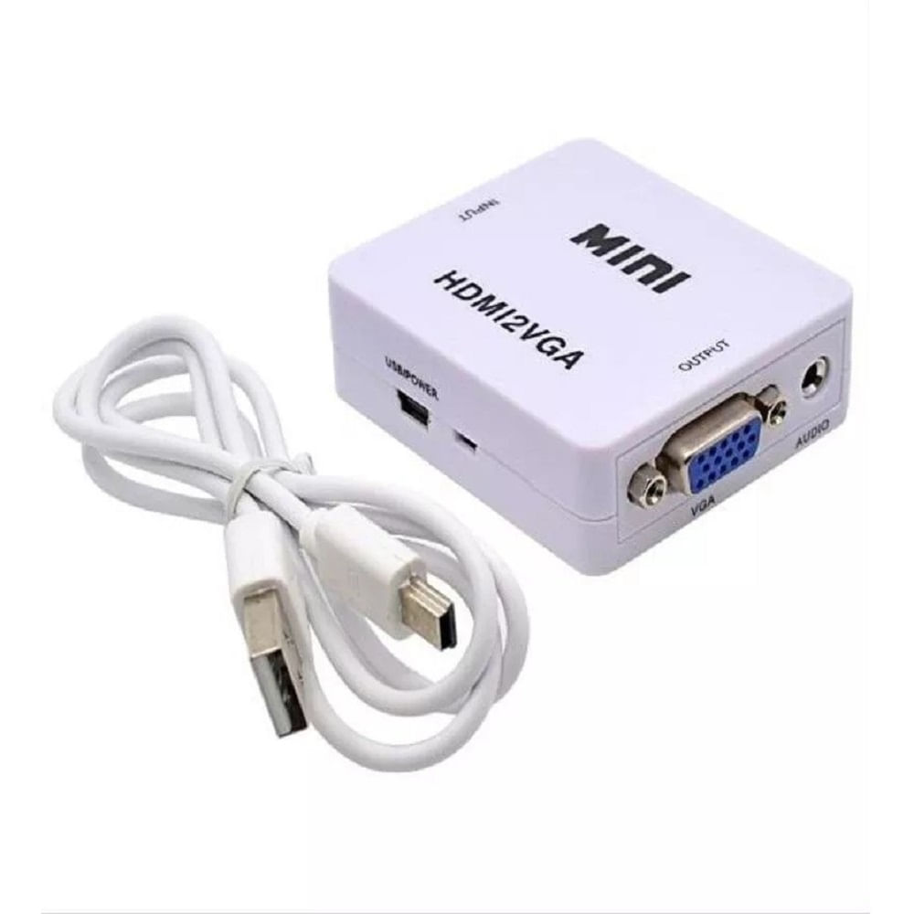 Cable adaptador de VGA + audio a HDMI - Alimentación por USB