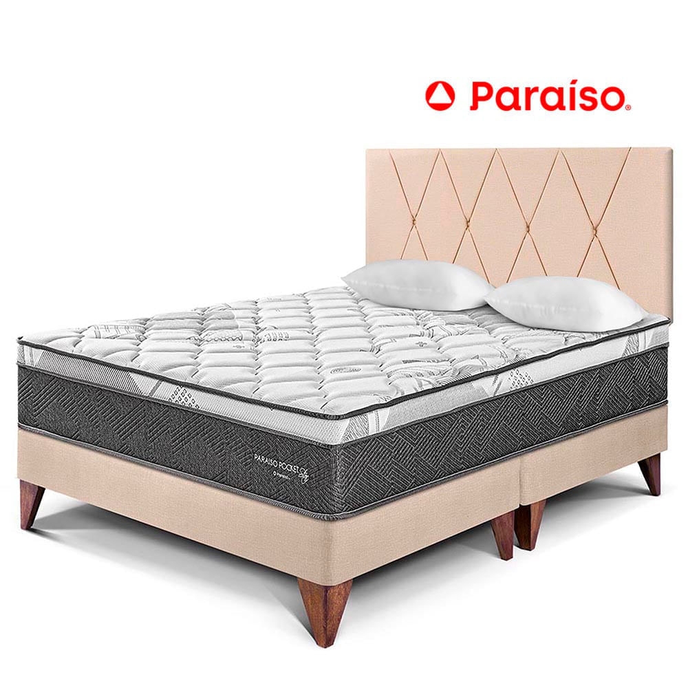 Dormitorio Europeo Pocket Star Queen Champagne