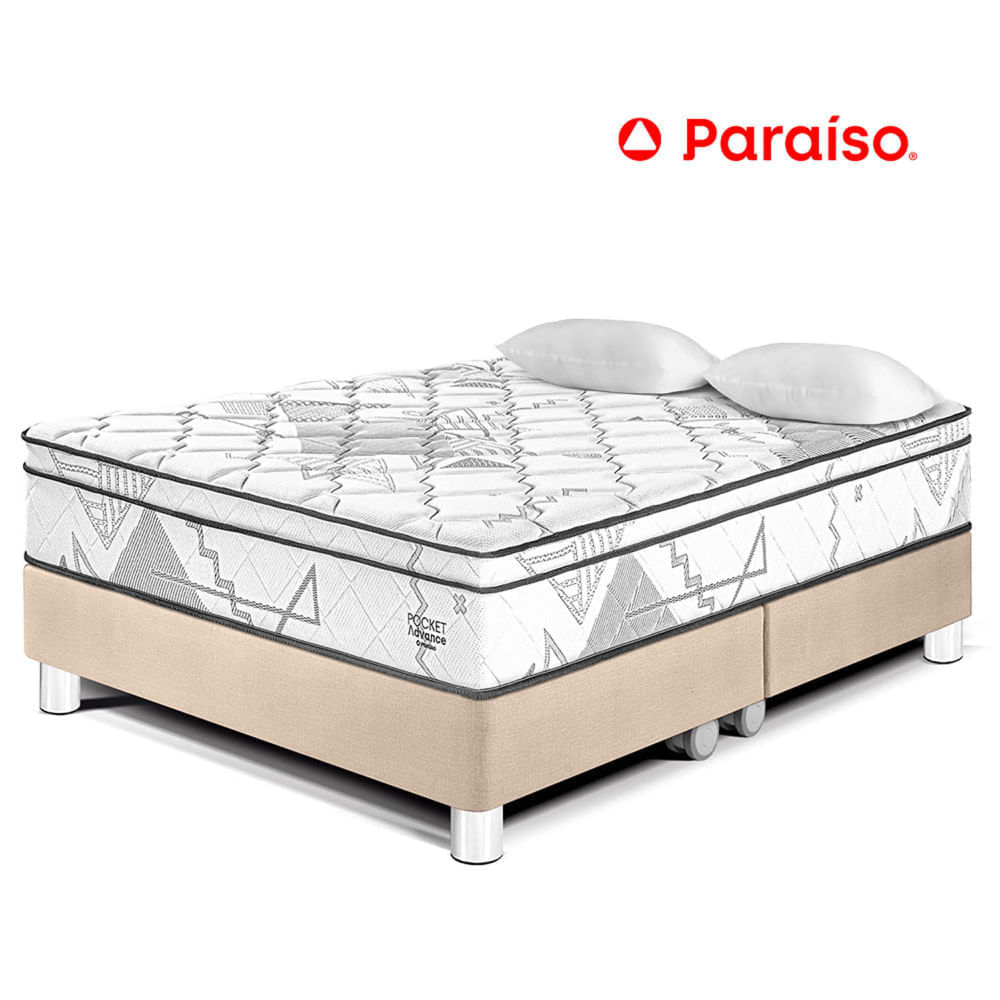 Cama Pocket Advance Queen Champagne