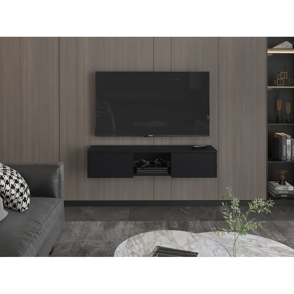 Panel Tv 65"" Gleid 2 Puertas - Wengue