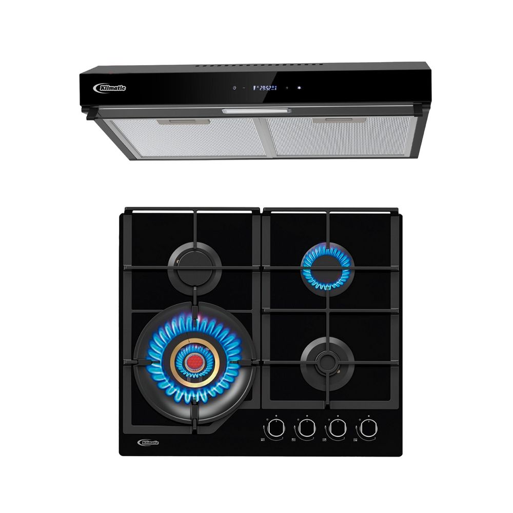 Cocina Empotrable Vulcano 4 + Campana Amsterdam