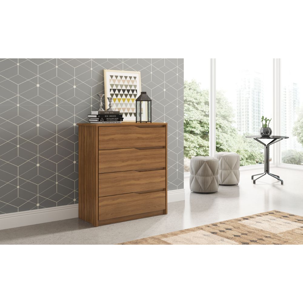 Cómoda Sousa 4 Cajones Almendra