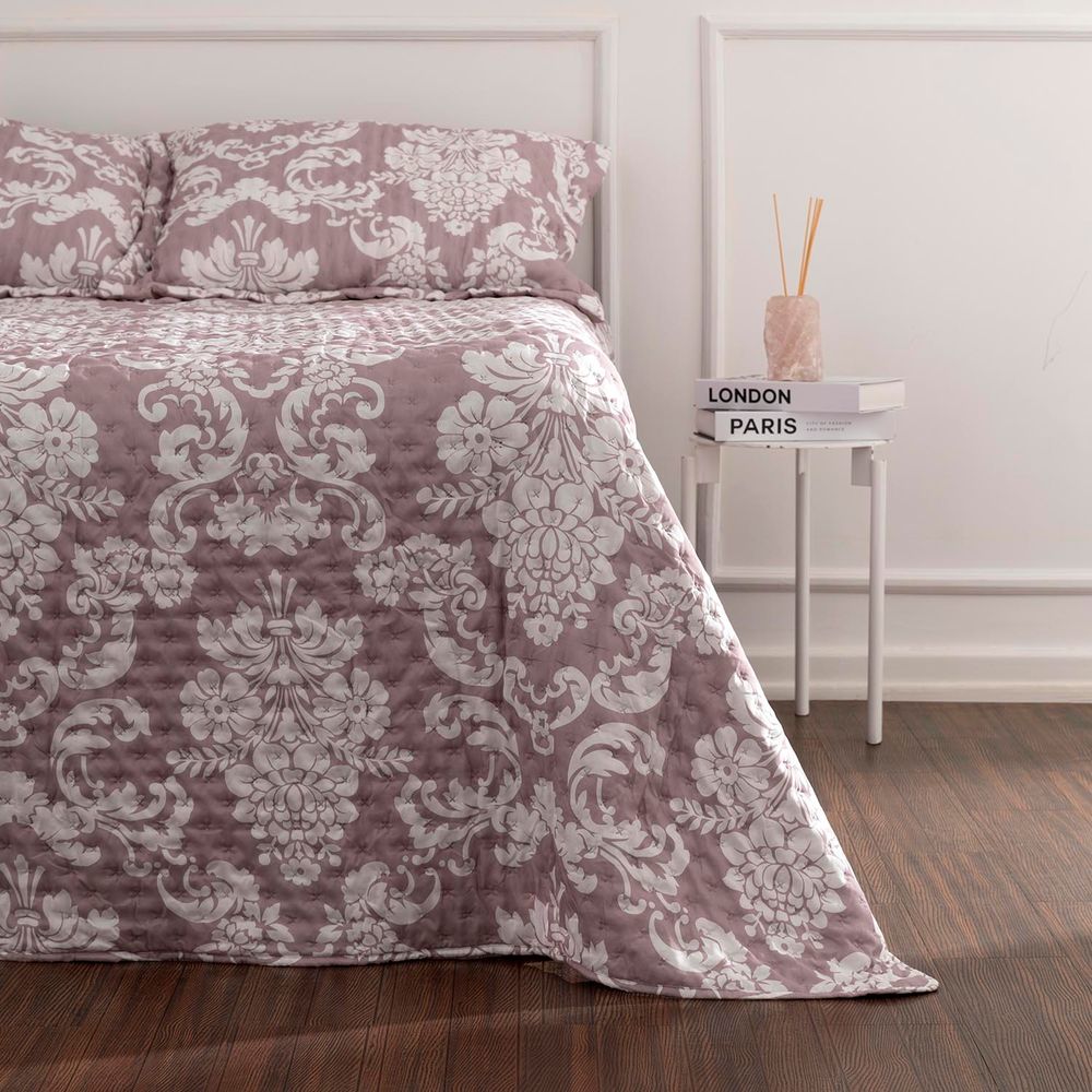 Cubrecama OI25 Amelia Rosa 1.5 Plazas