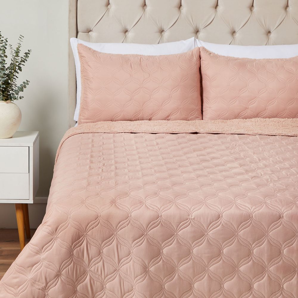 Cubrecama OI25 Pinsonic Sherpa Nude