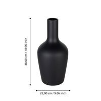 Jarrón Negro Eglo Samuntai D230