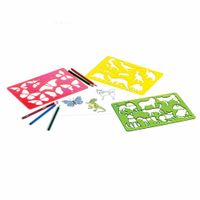 Set De 06 Plantillas Para Dibujar Schylling