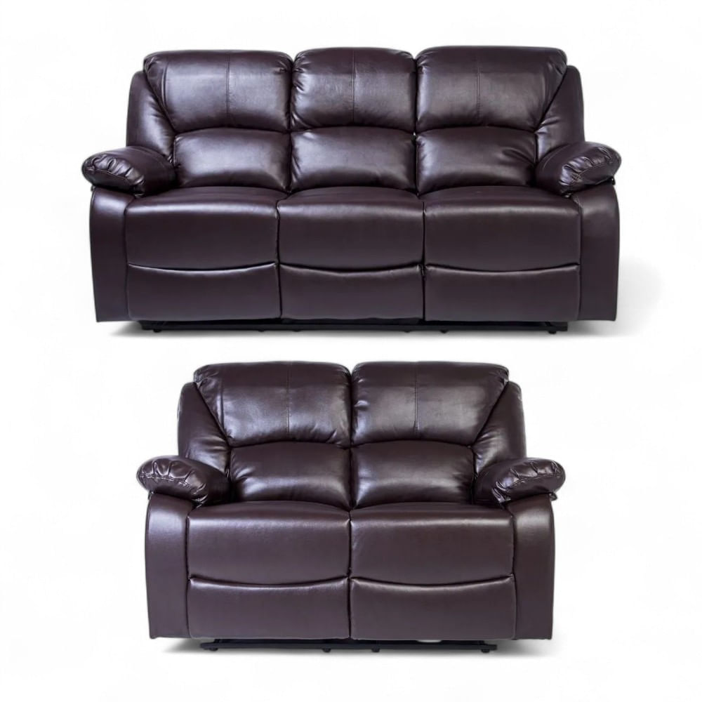 Juego De Sala Reclinables Davis 3-2 Cuerpos