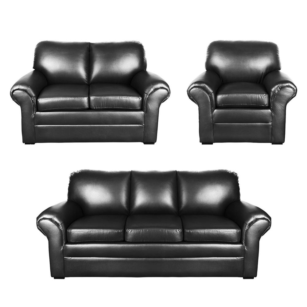 Juego de Sala Vitolo 3-2-1 Negro