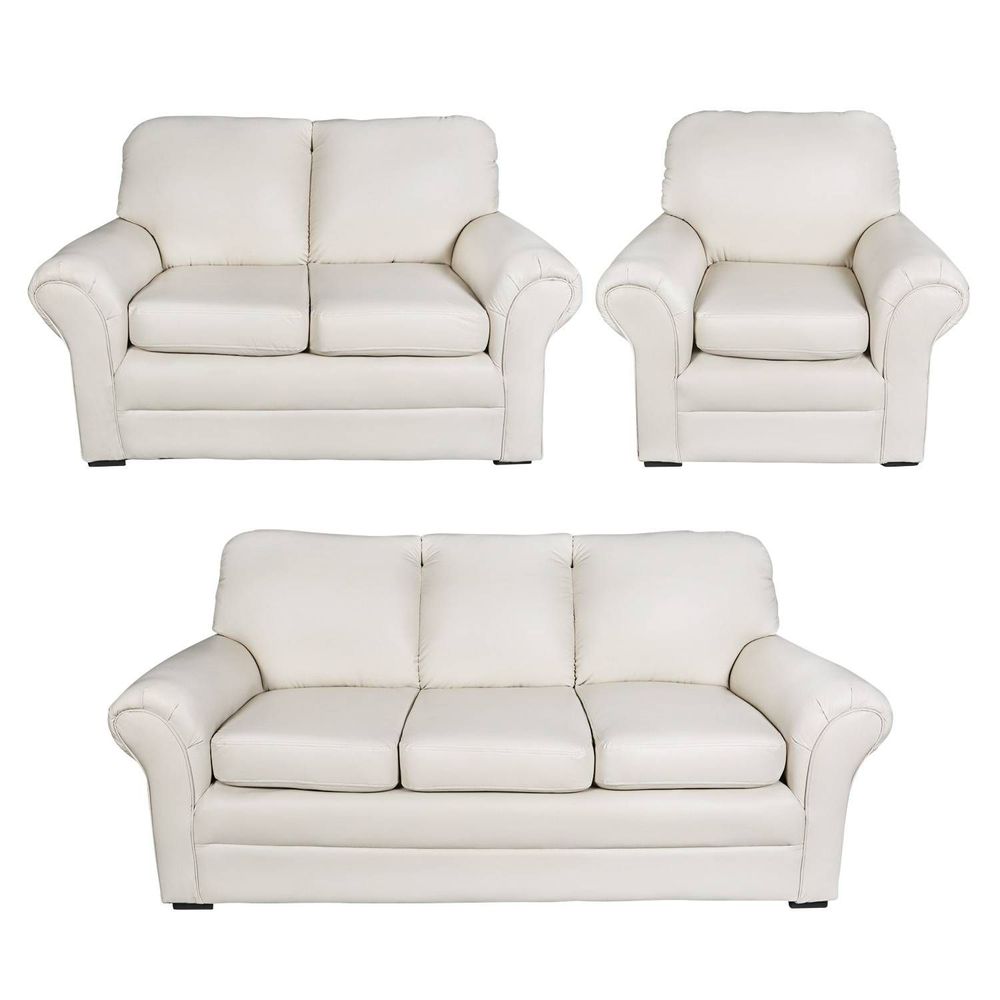 Juego de Sala Vitolo 3-2-1 Beige