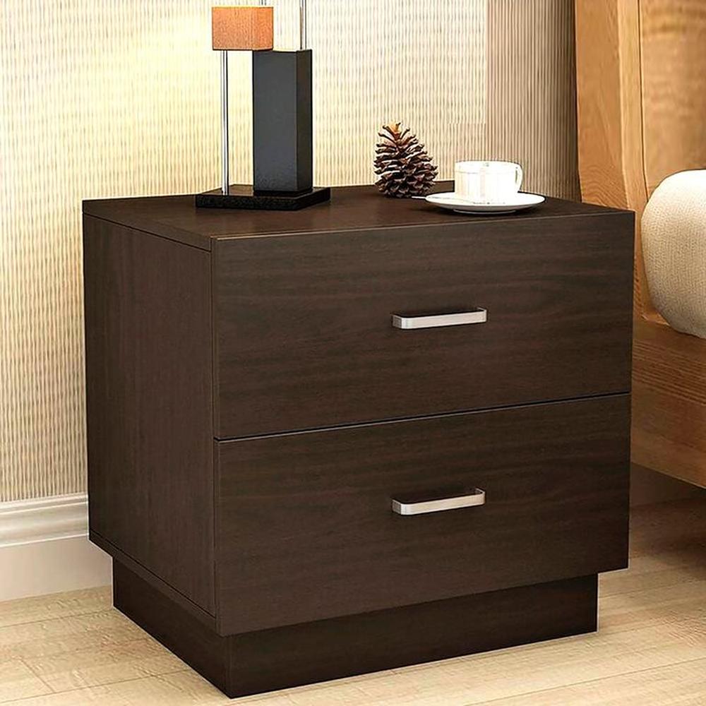 Velador Liza de 2 cajones - Villa Hogar