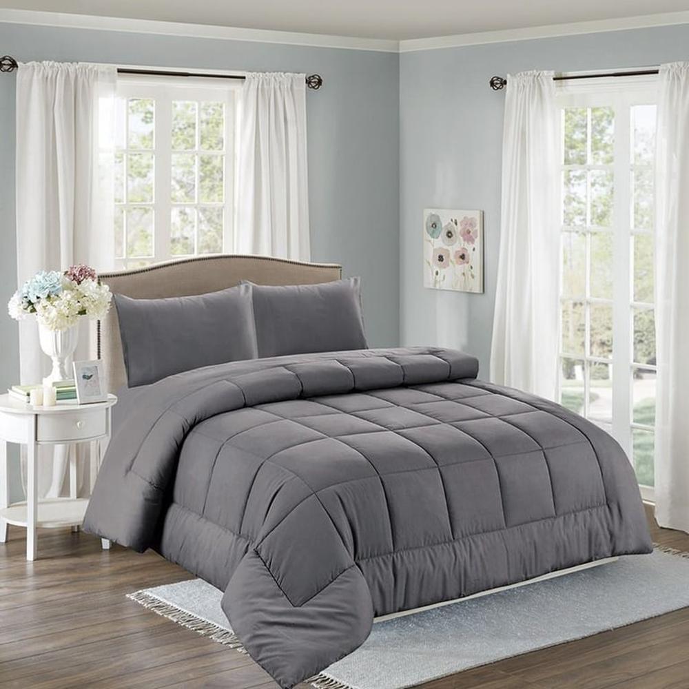 Edredón 2 plazas + Juego de sábanas 100% Algodón - 5 piezas