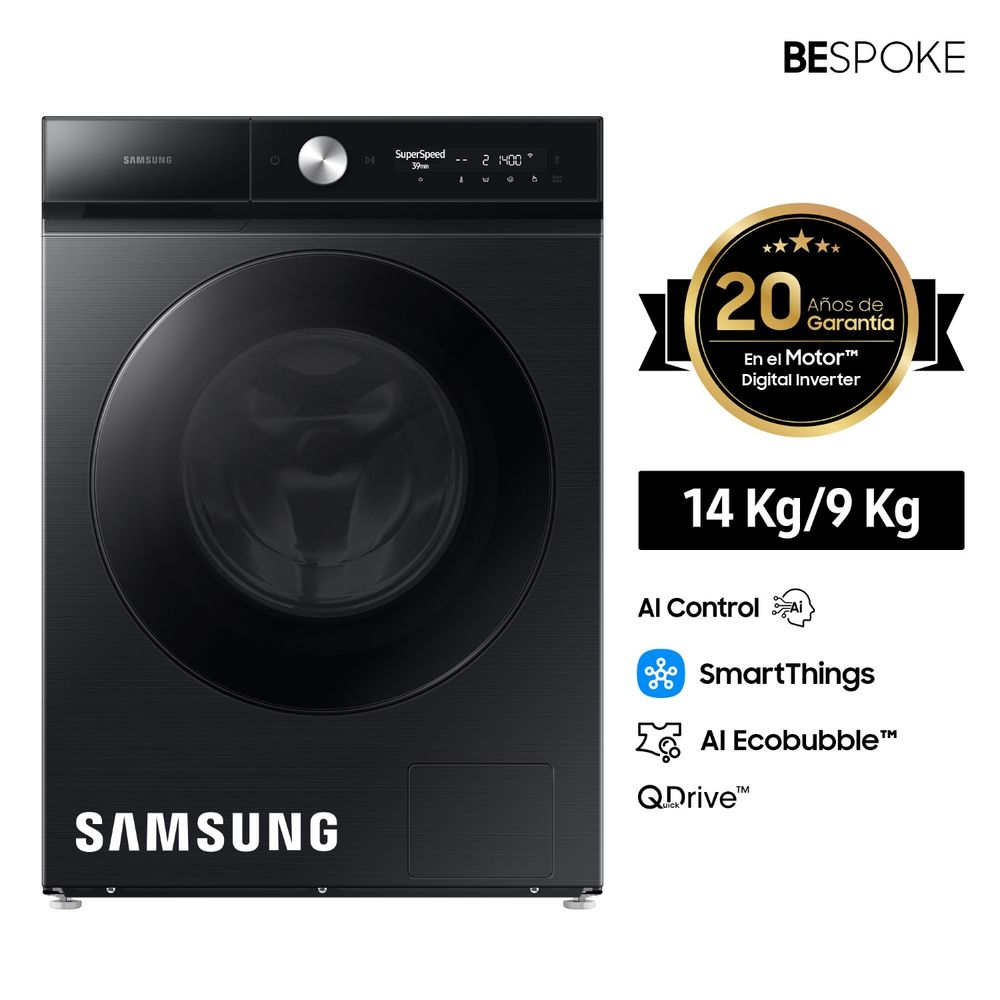 Lavaseca Samsung BeSpoke Luxury WD14BB904DGBPE 14KG / 9KG Black