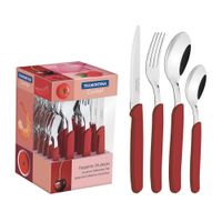 Juego de Cubiertos Tramontina Carmel Rojo 23499/028