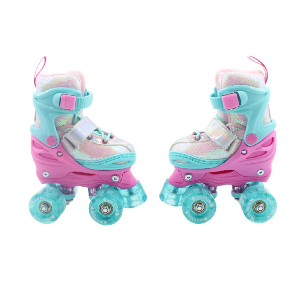 Patines Gamma Roller Ajustable Xs 27-30 Turquesa
