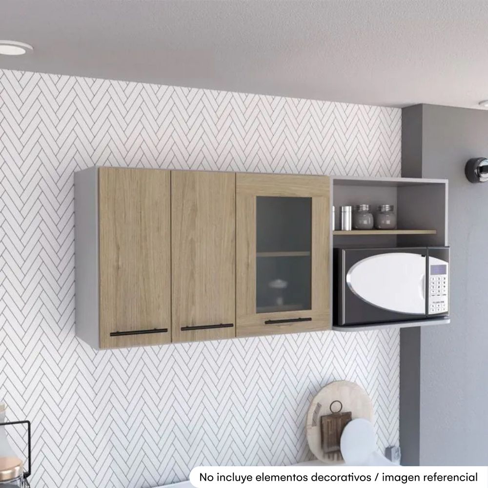 Módulo Superior Hasselt - Gris / Rovere