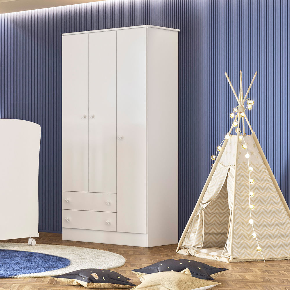 Ropero Noa 3 Puertas 2 Cajones