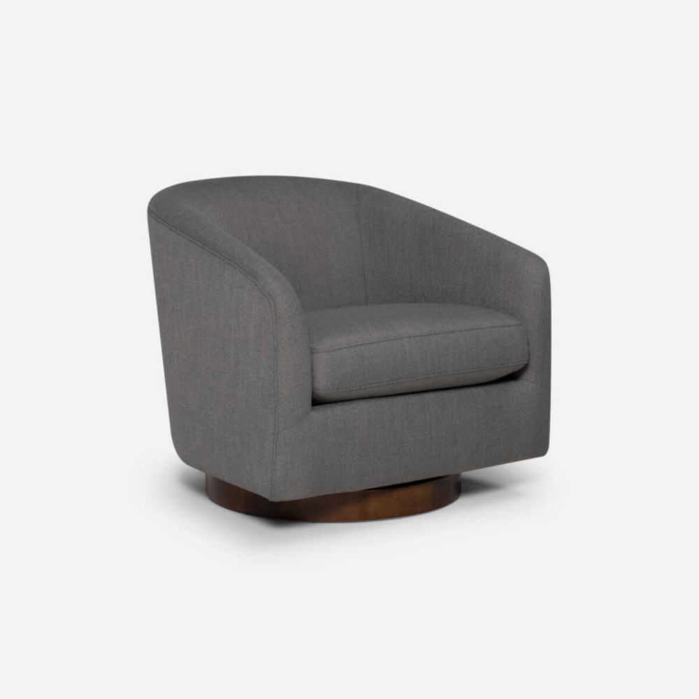 Poltrona Giratoria Burton Gris