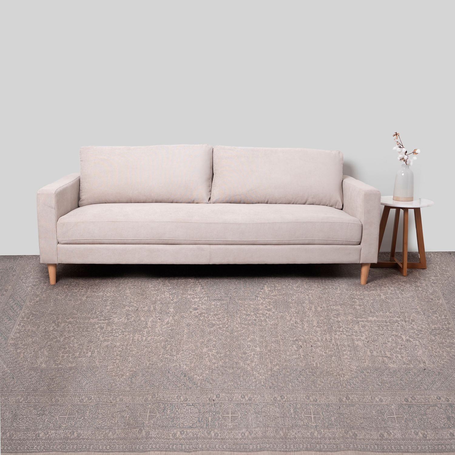 Sofá Pili 3 Cuerpos Beige