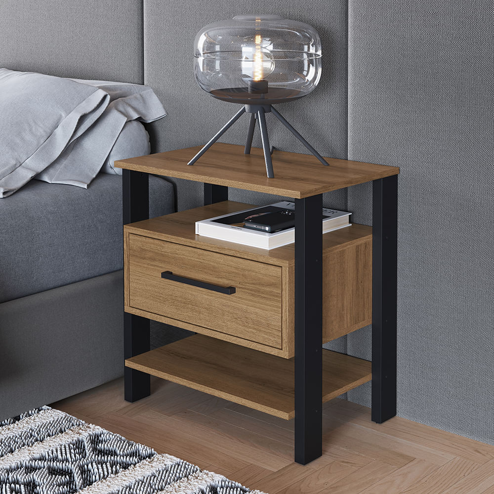 Mesa De Noche Carlos 1 Cuerpo