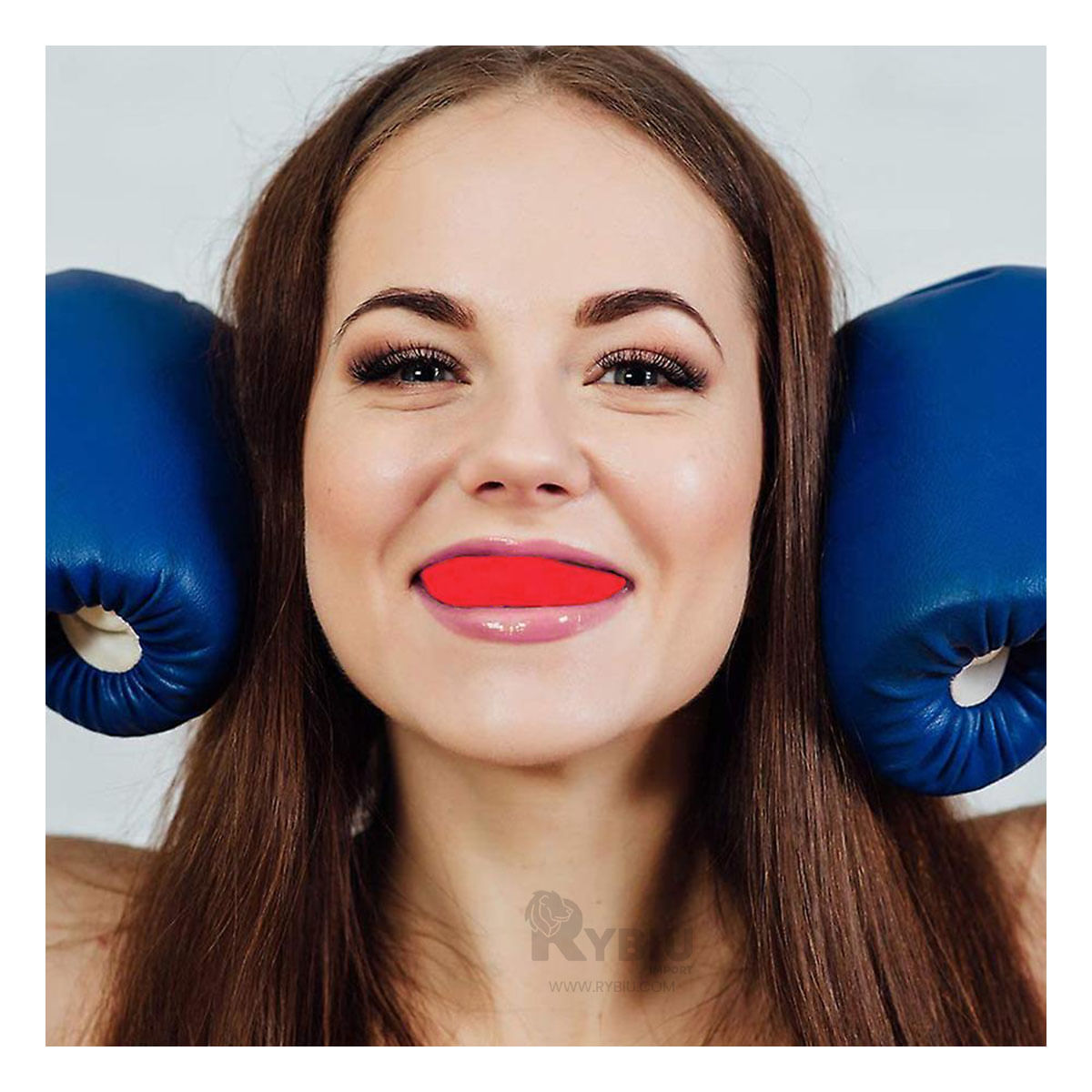 Bucal Proteccion para Deporte Color Rojo Y+Papel de Regalo