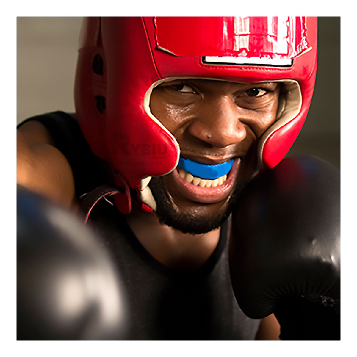 Bucal para Deporte de Boxeo en Celeste Y+Papel de Regalo