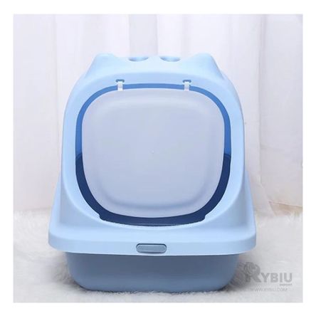 Arenero Cerrado con Diseño de Orejitas Color Celeste Arenero Cerrado con Diseño de Orejitas Color Celeste